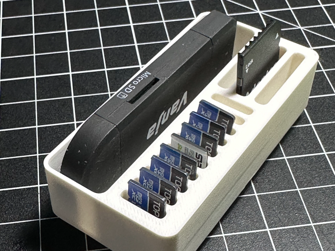 Gridfinity Micro SD Card Holder