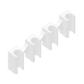 4x PTFE tube holder lite