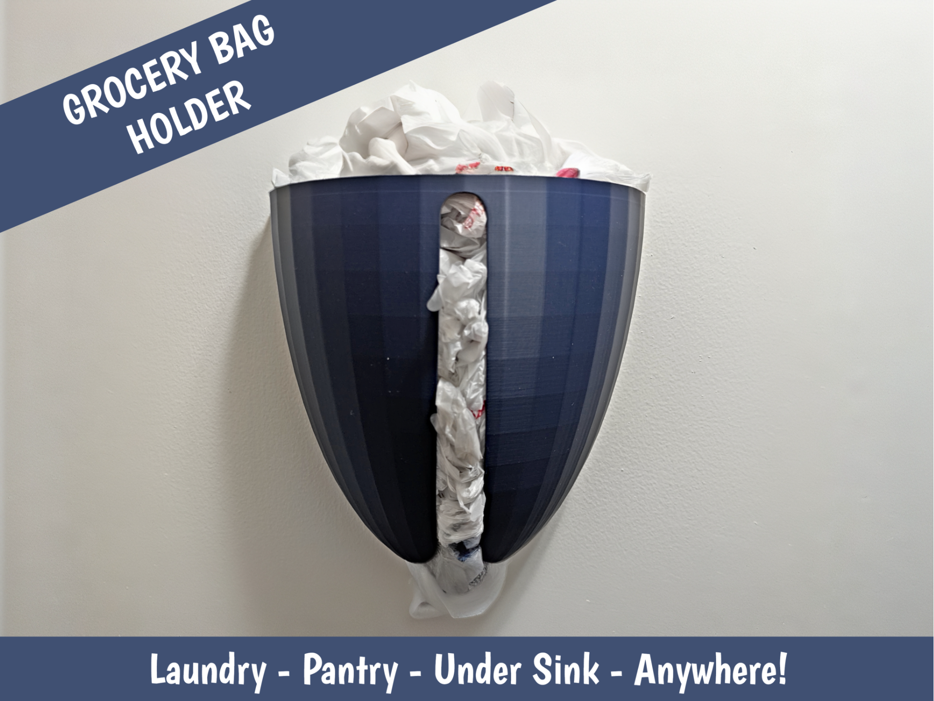 Recycled Plastic Grocery Bag Holder