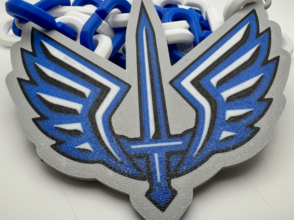 ST LOUIS BATTLEHAWKS LARGE CHAIN OFFICIAL KAW