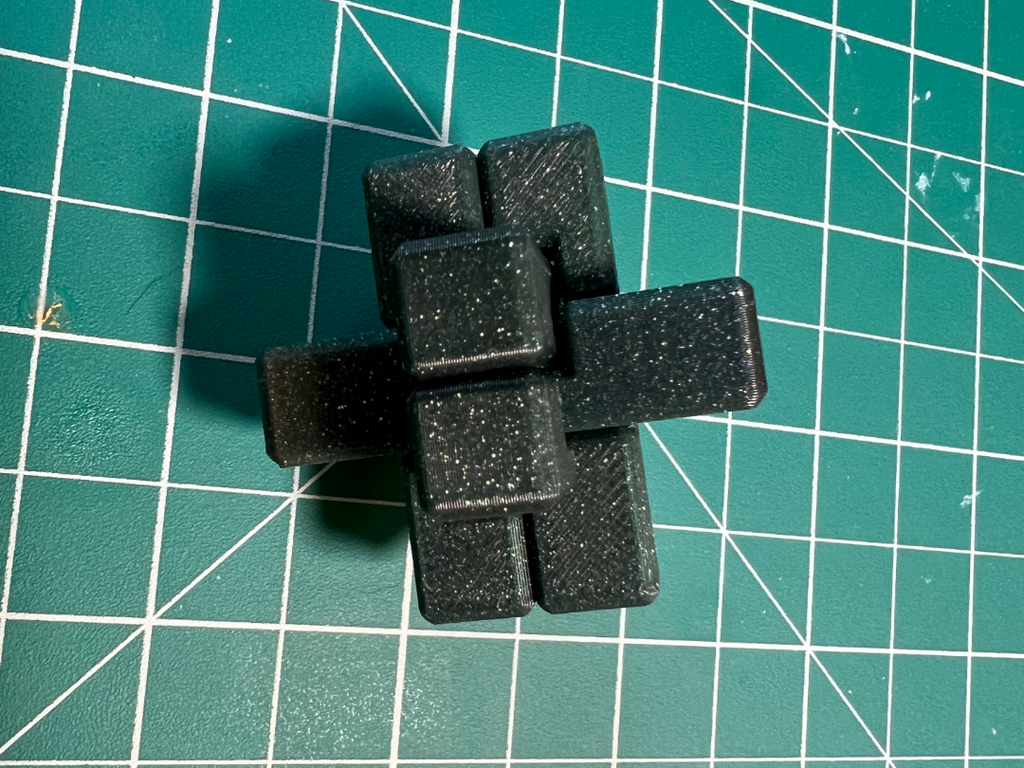 Burr Puzzle with Magnet Hold