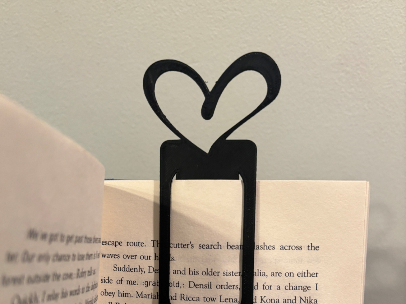 Hand Drawn Love Heart Bookmark
