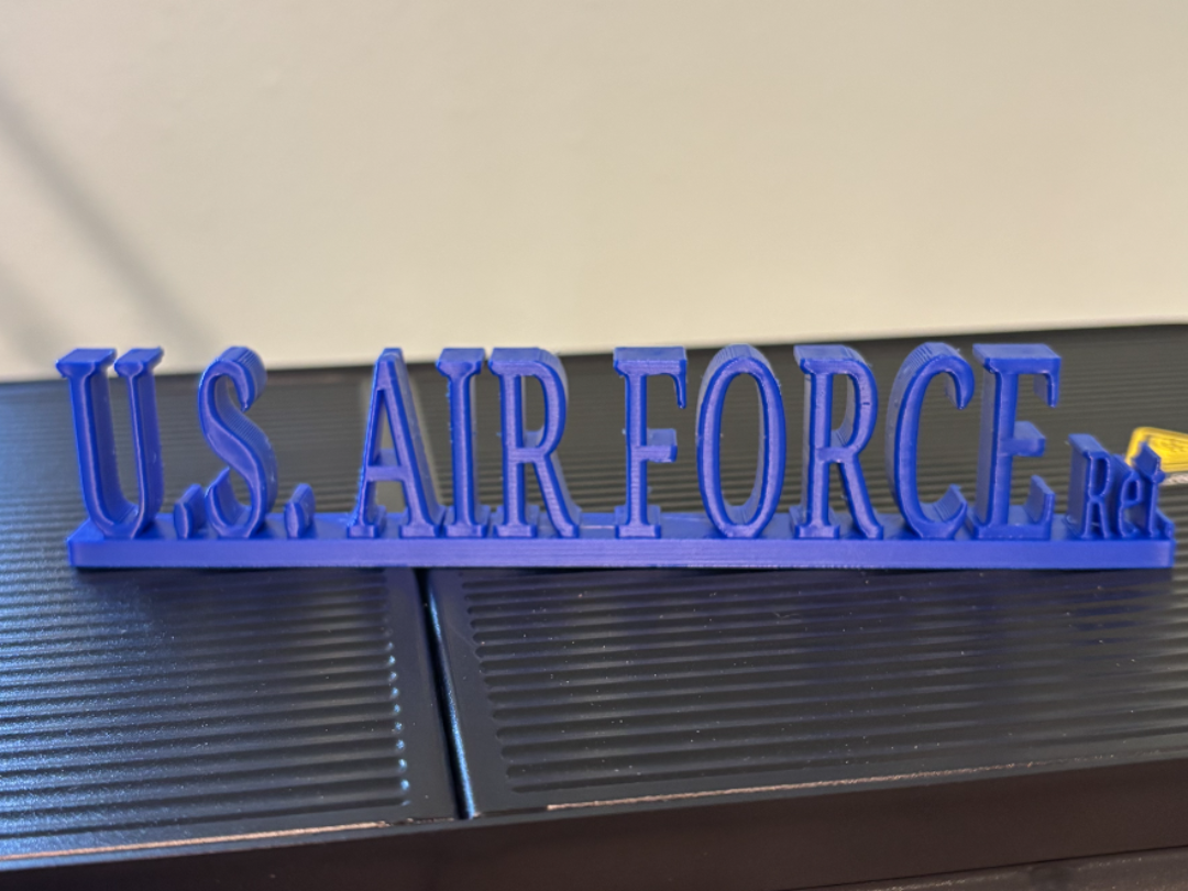 Desk plate