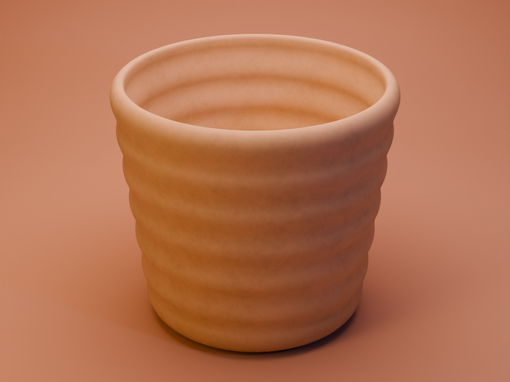 pattern flower pot