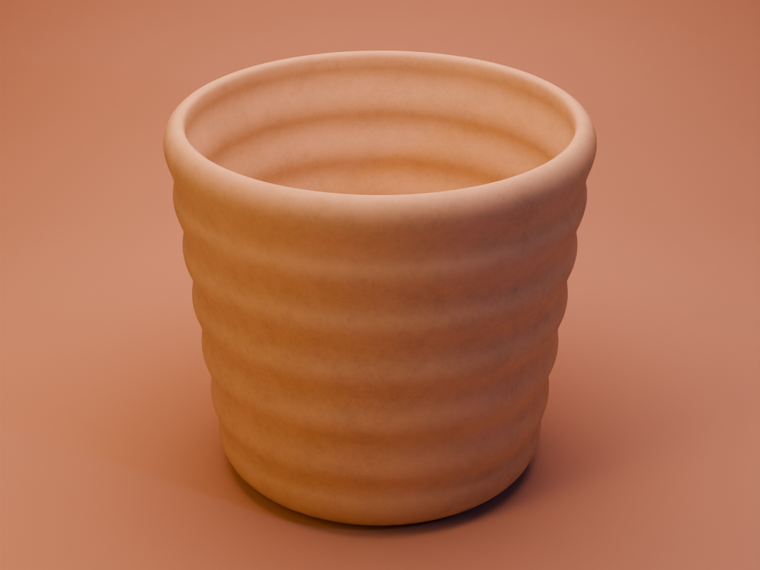 pattern flower pot