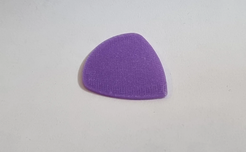 Guitar pick/plectrum with all thicknesses