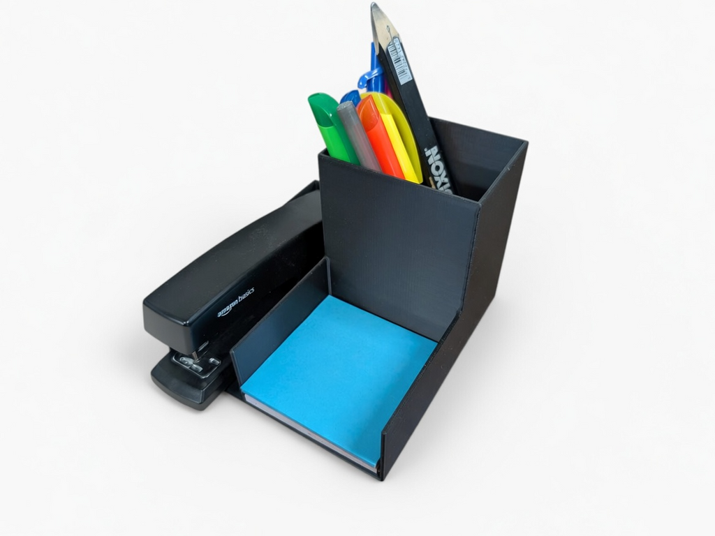Pen Stapler and Sticky Note Holder