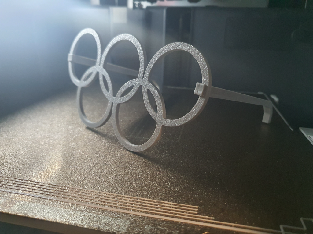 Olympic monochrome glasses