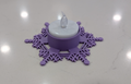 Set of 8 Snowflake Tealight Candle Holders
