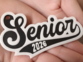 Senior 2025 & 2026 Graduation grad keychain charm