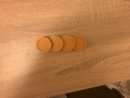 leg0 brick coin minifigure accessory