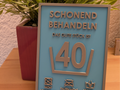 40ter Geburtstag Waschanleitung