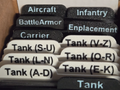 Battletech Support (Asset) divider cards