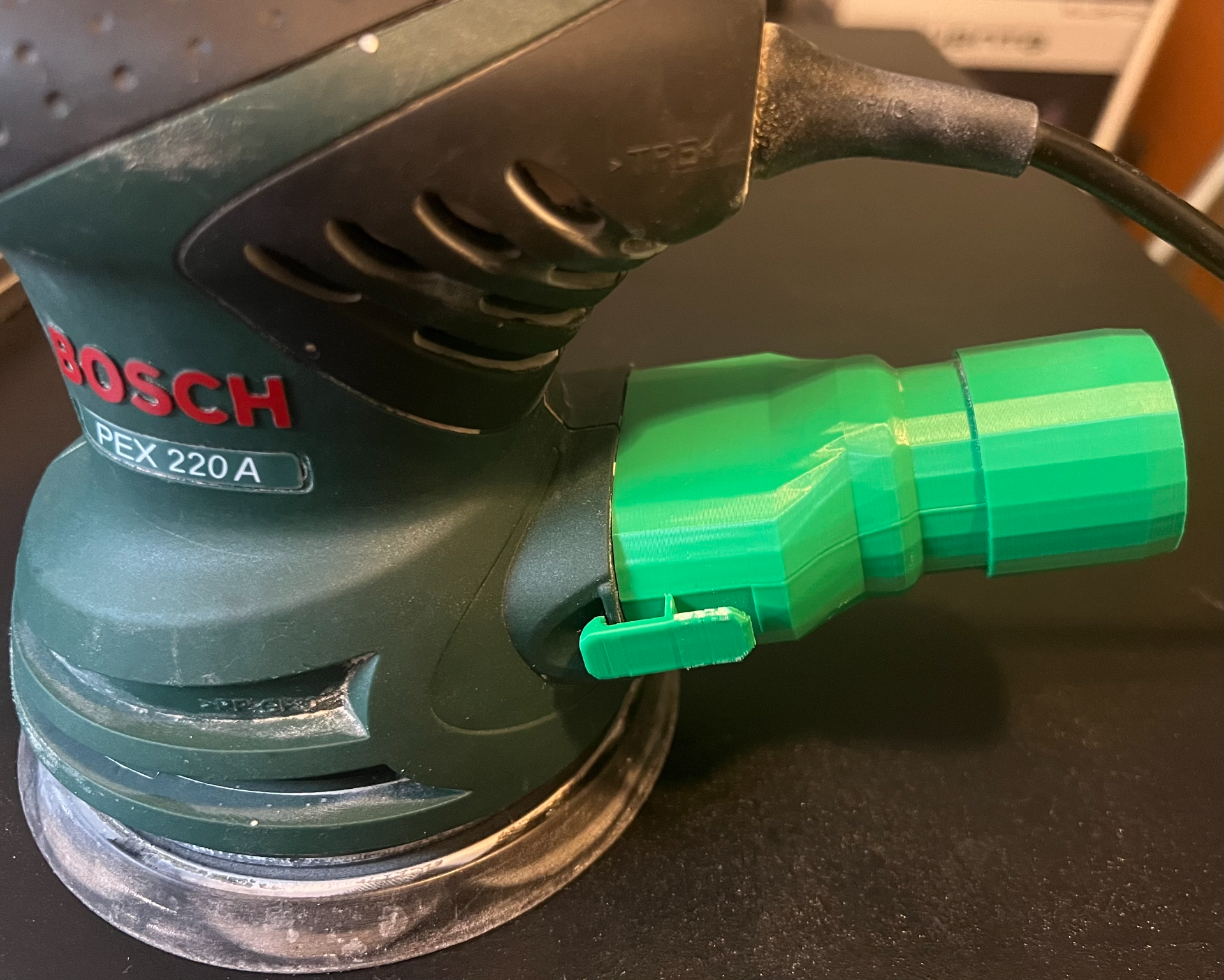 Bosch grinder adapter for suction