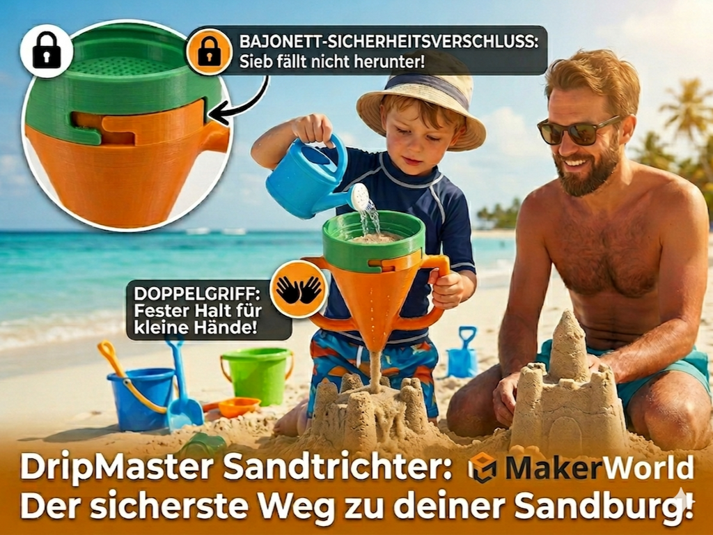 DripMaster Sandtrichter: Der ultimative Spielspaß