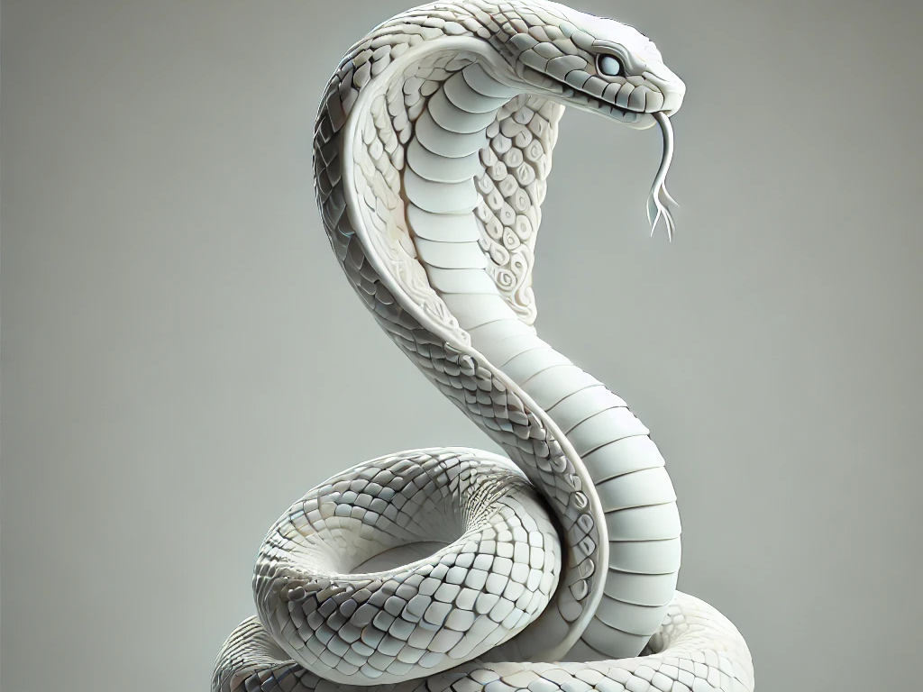 Snake statue