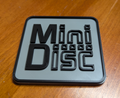MiniDisc Logo Badge