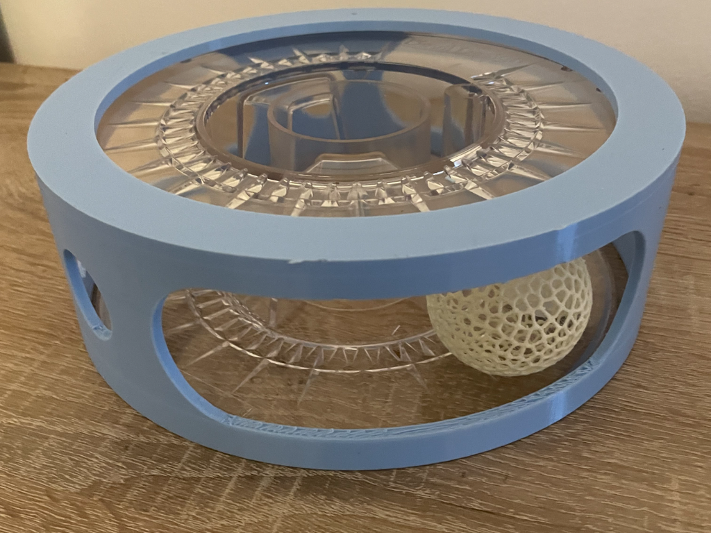 Recycled Spool / Toy with ball for Cats and Dogs 2