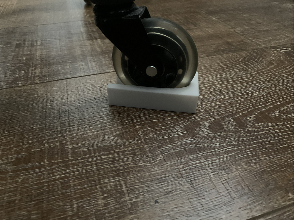 Self-lock-in Chair Wheel Stopper