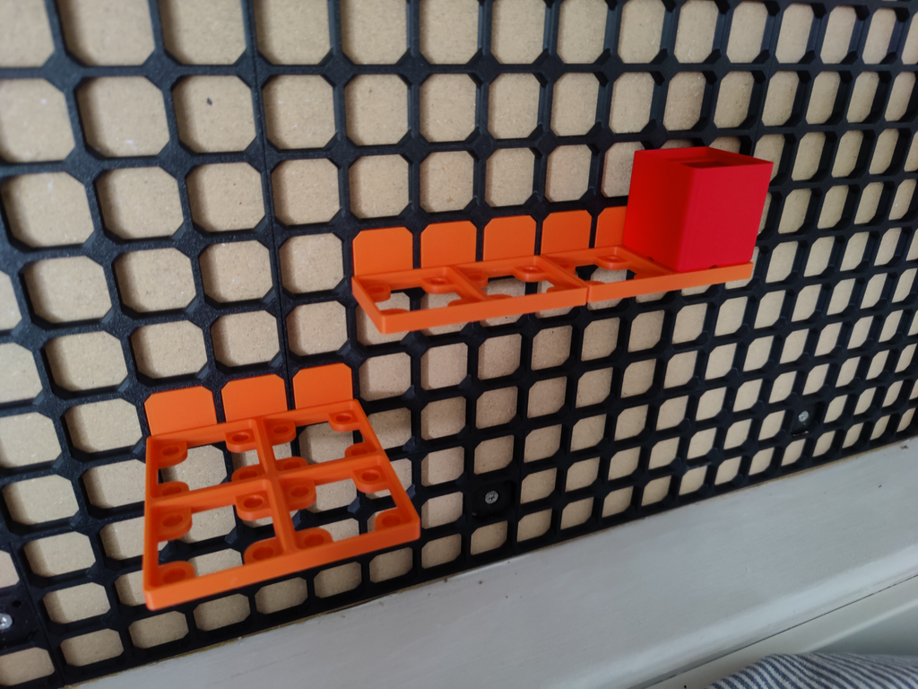 Gridfinity shelf for openGrid