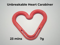 Unbreakable Heart Carabiner