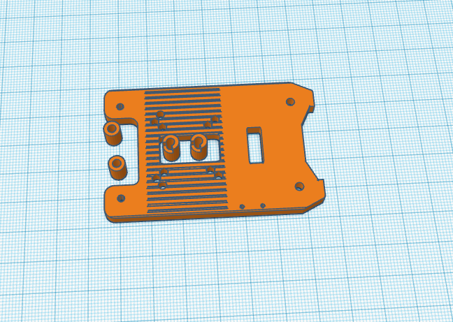 backplate f dragonburner toolhead with dragon hotend an idm