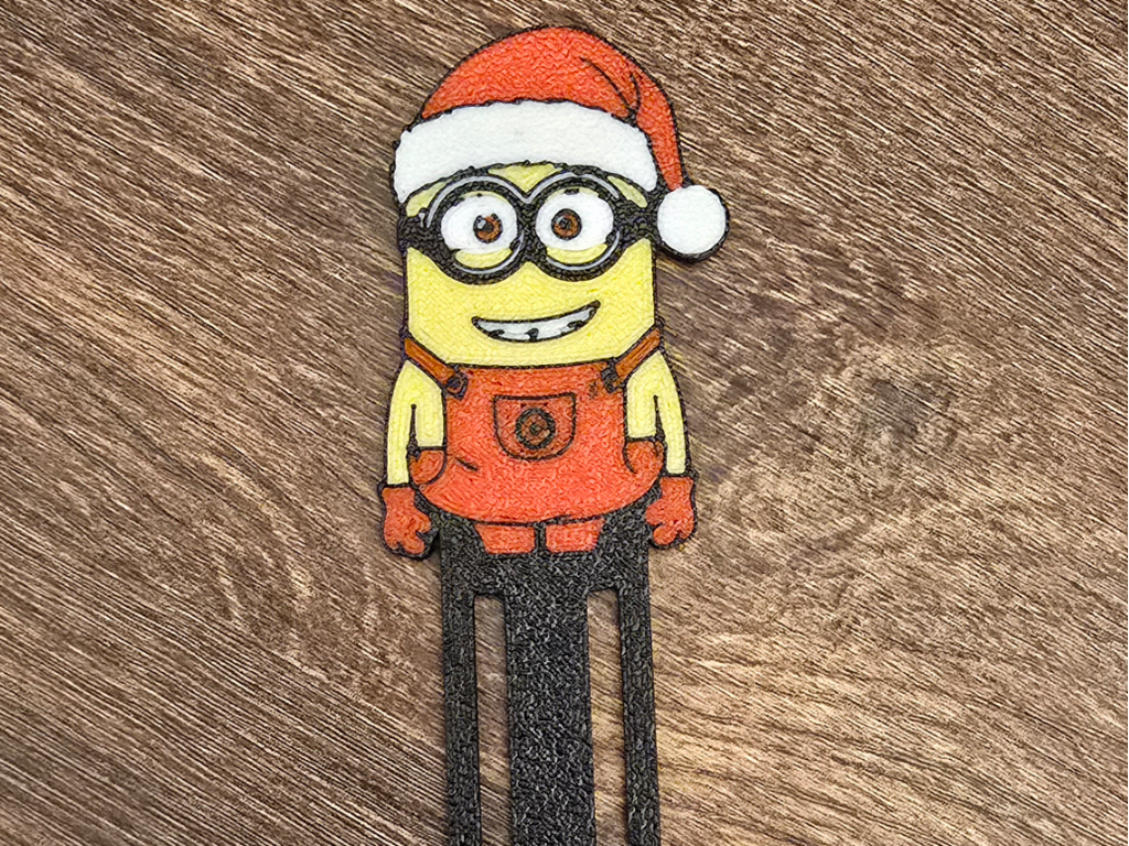 Christmas Minion Bookmark