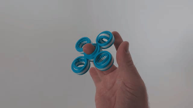 Quintuple Spinner Fidget Toy