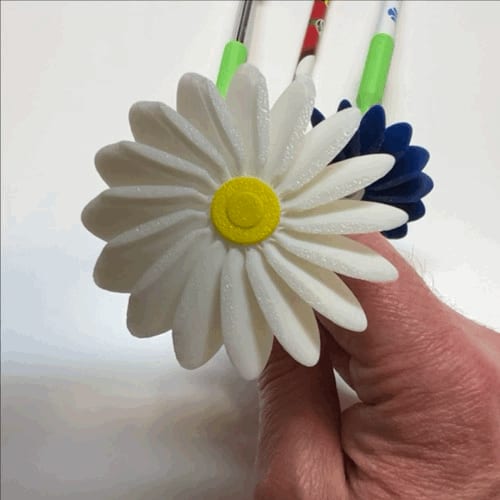 Spinning Fidget Flower Pencil/Pen Topper