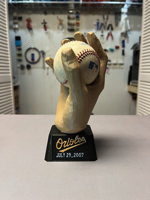 Baseball Display Hand | Ball Holder | Ball Stand