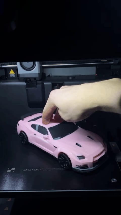 1:20 Nissan GT-R Functional Wheels + Transmission