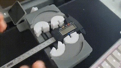 Fully 3D Printed Fractal Vise