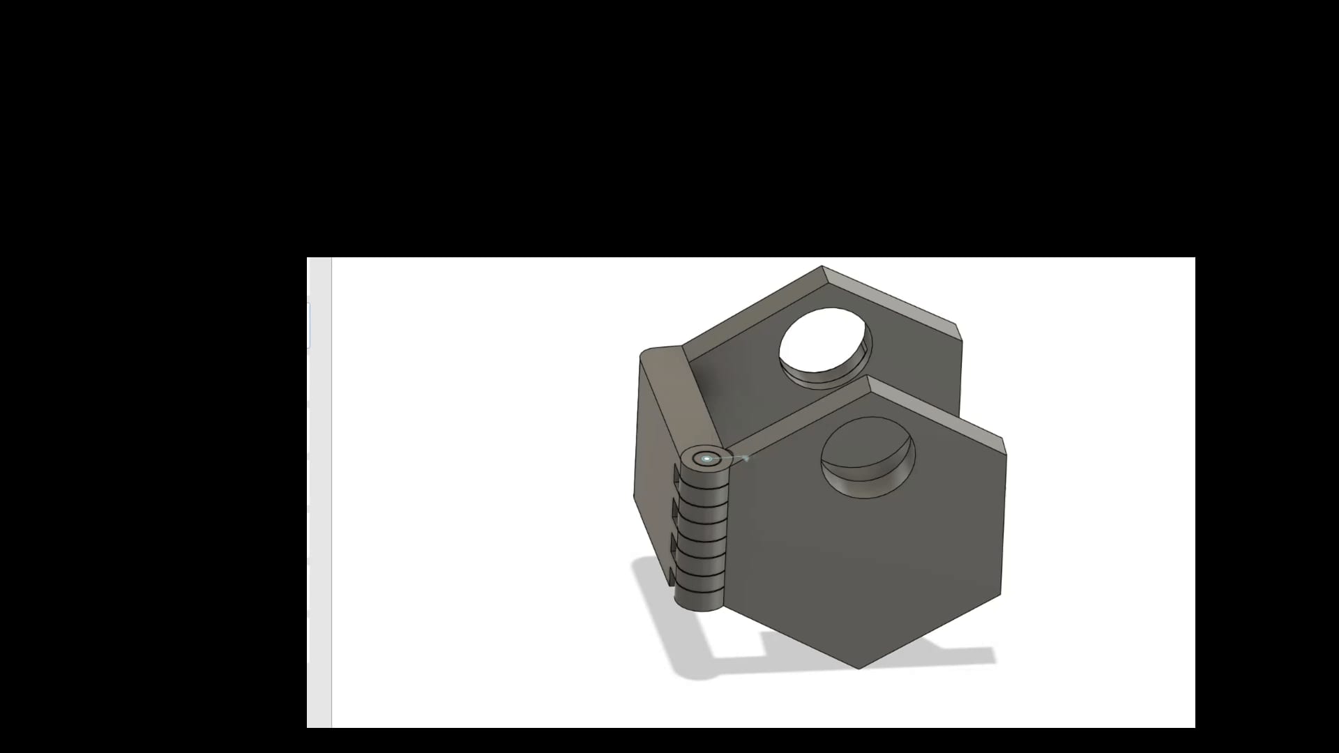 Version 2 hinge for GOEWS tiles