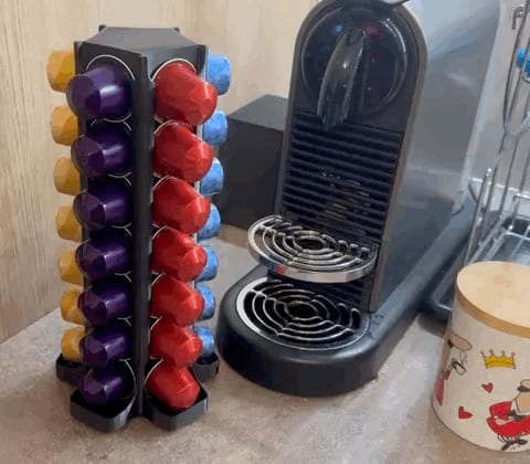 Nespresso capsule tower holder