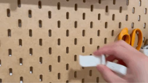 IKEA Pegboard Mijia Temperature/Humidity Sensor Holder