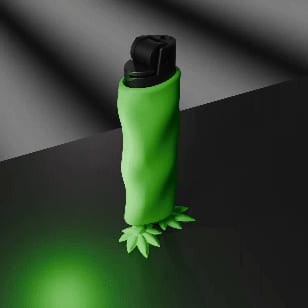 Lightercase with feet