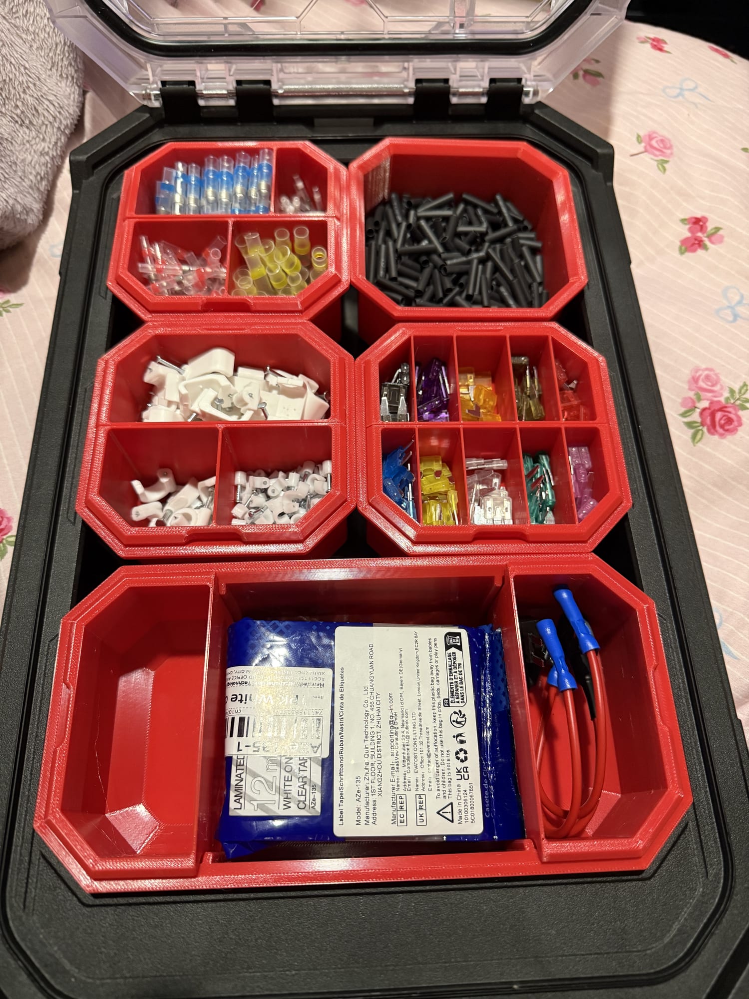 Half Size Divider for modified StackTech Bins