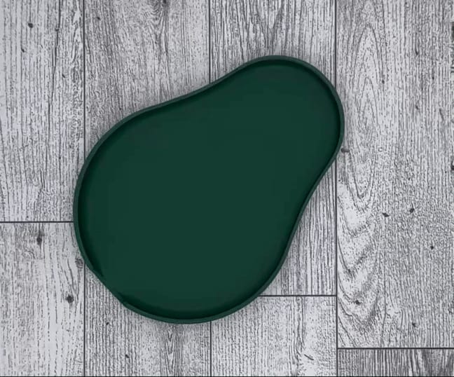 Avocado Coaster with Holder
