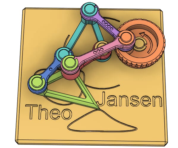 Theo Jansen Mechanism - Educational model