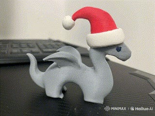Christmas dragon AMS ready
