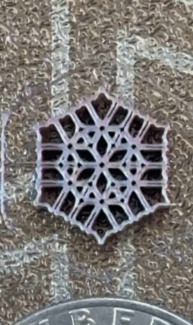 Level 2 Sierpiński Snowflake (Vase Mode) (2D)
