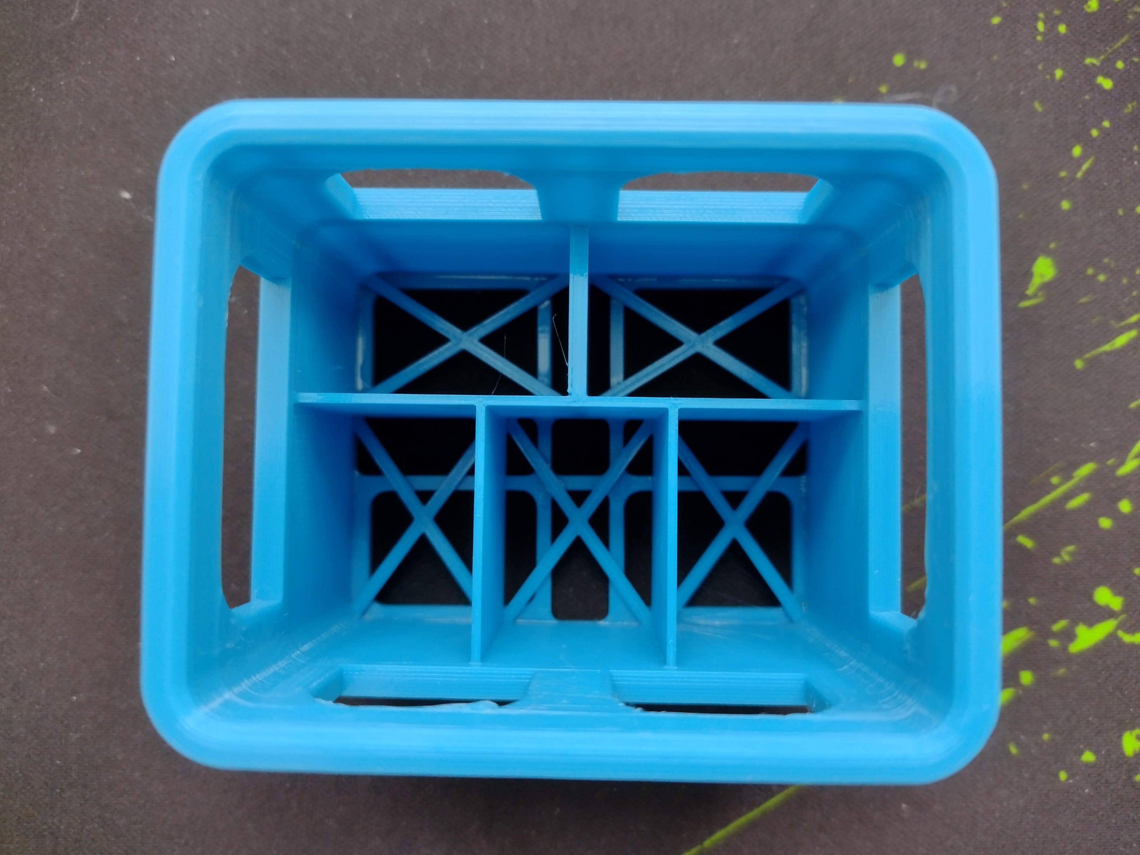 Customizable & stackable beer crate for all types of batteries