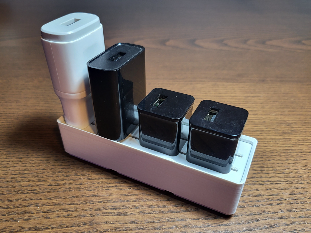 Gridfinity USB Wall Charger Bin