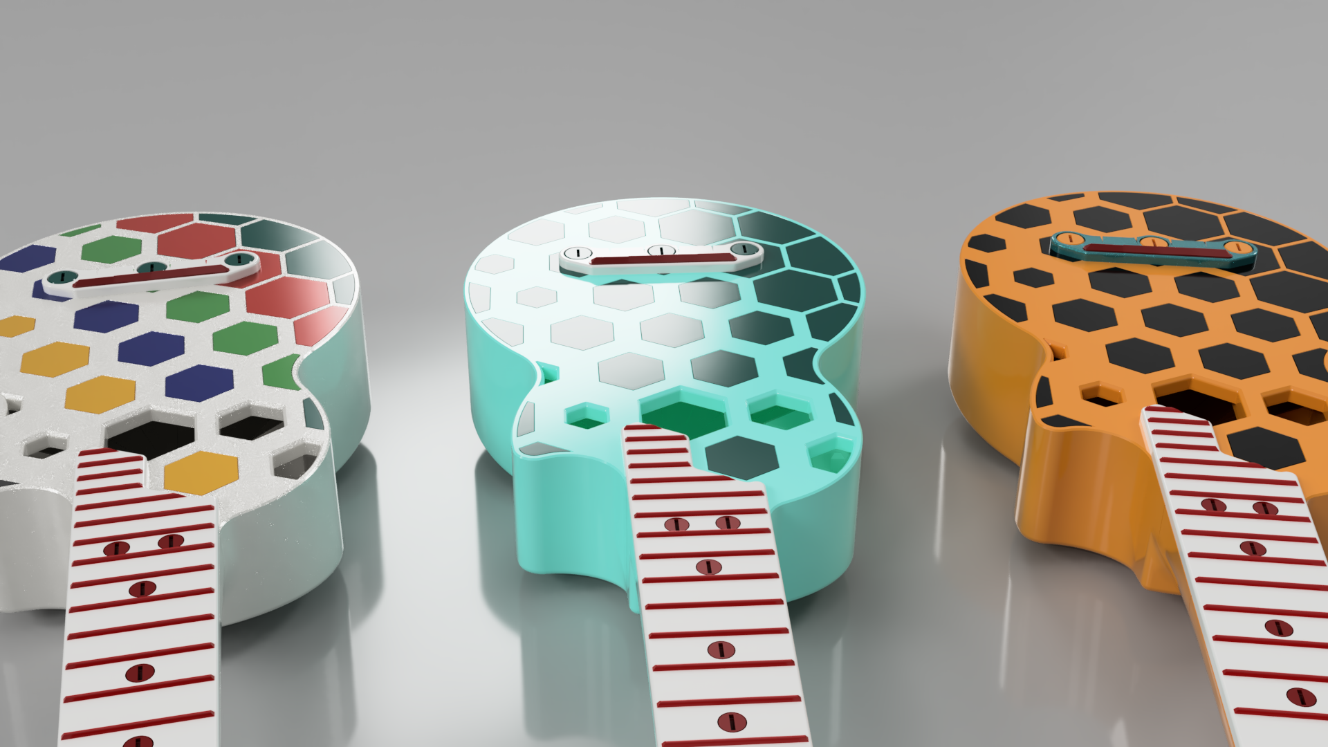 Hex ukulele - fully printable soprano