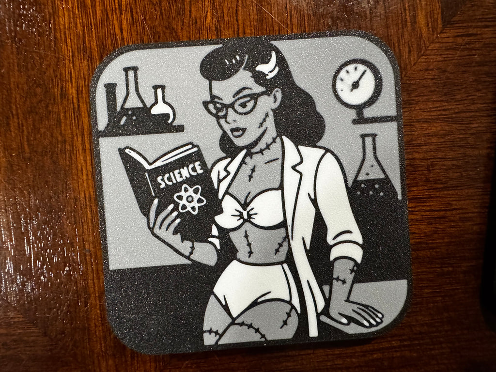 Classic Monster Pinups - Halloween Coasters