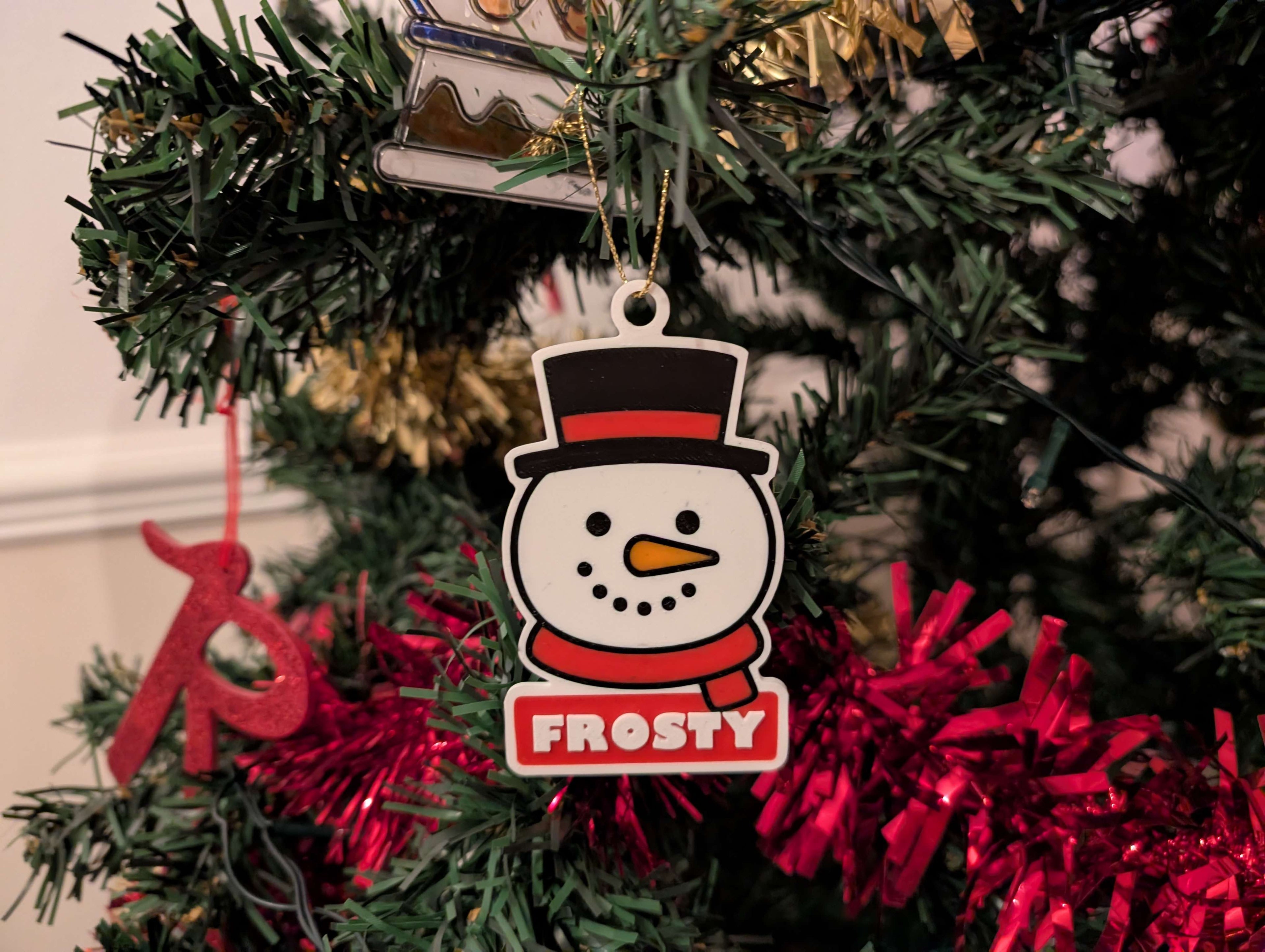 Custom Christmas Ornaments - Editable Nameplates