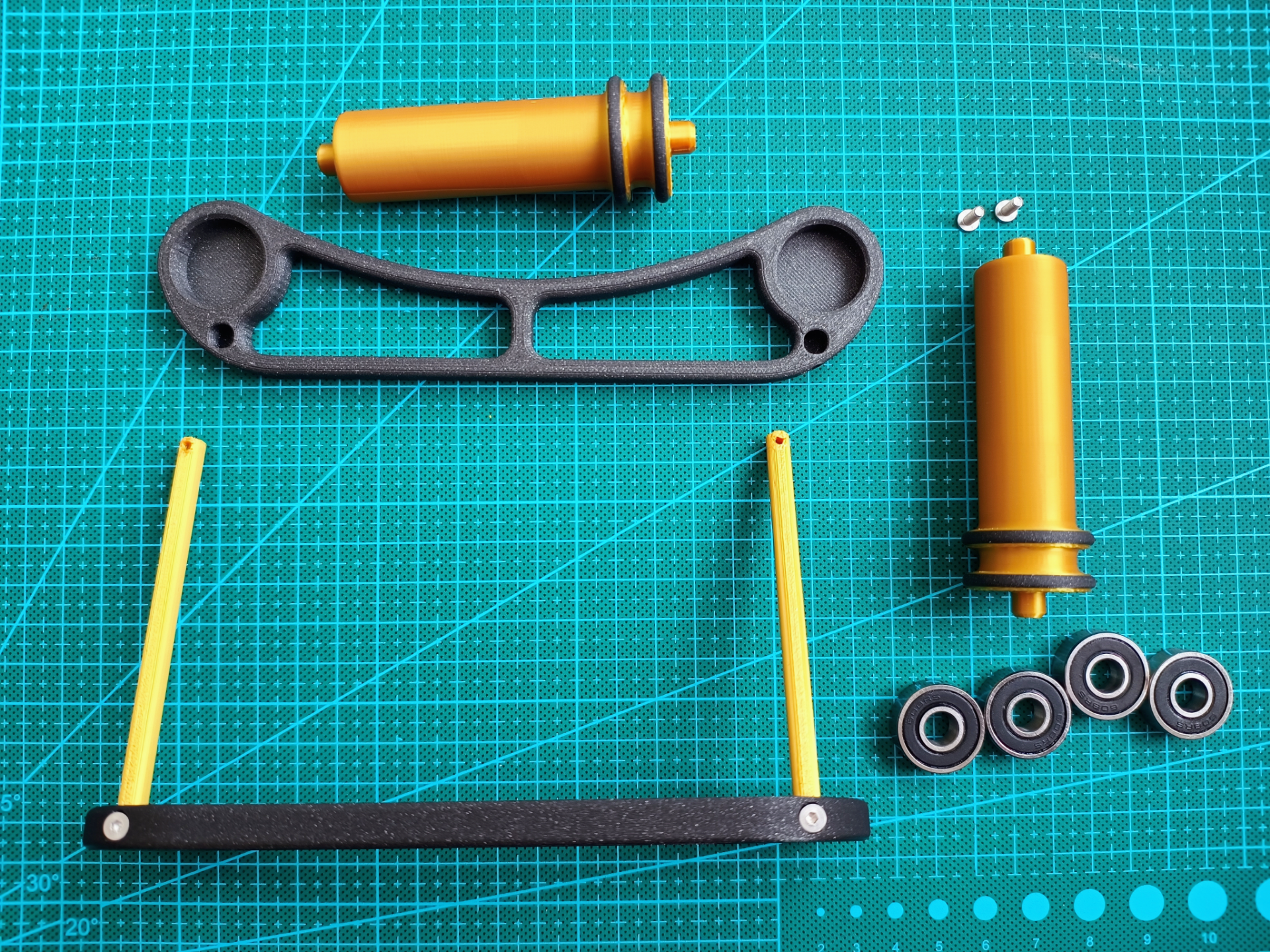 Spool roller, filament holder, spool holder