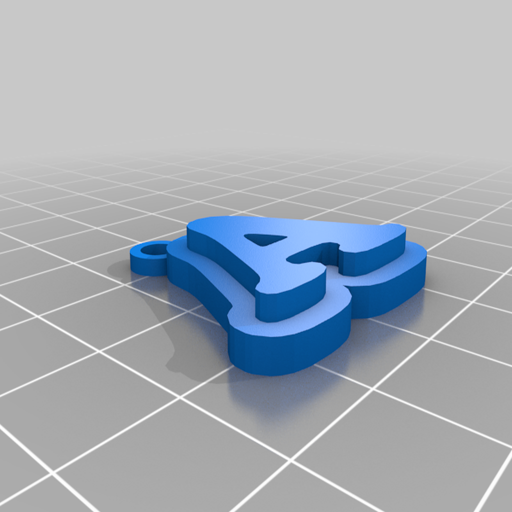 Keychain with Letter