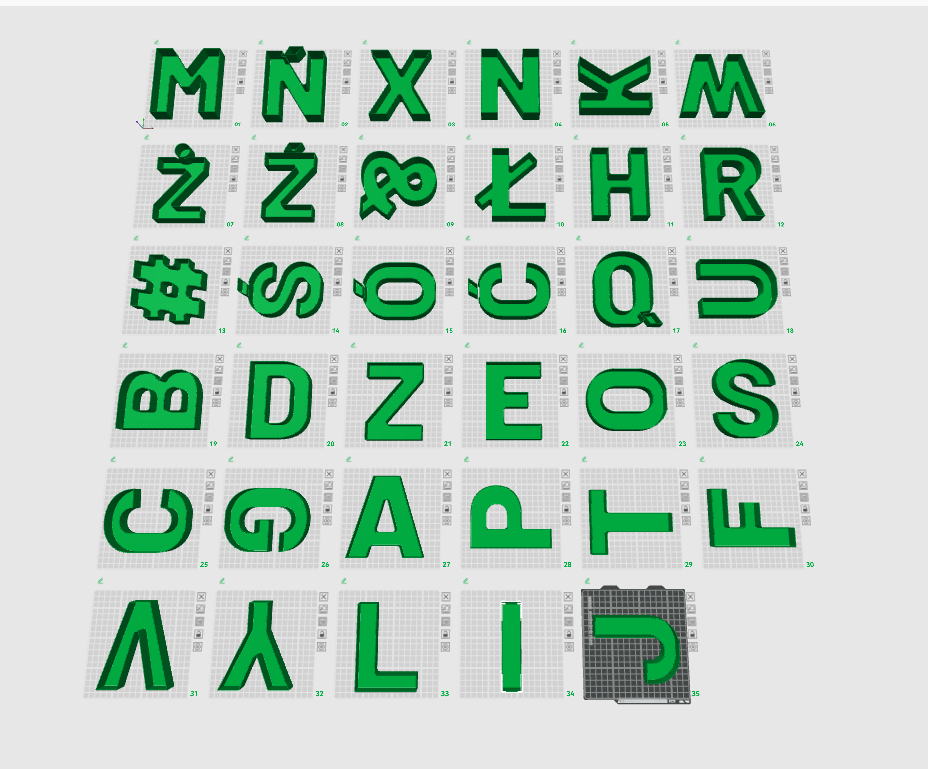 LED LIGHT SIGN LETTERS ALPHABET
