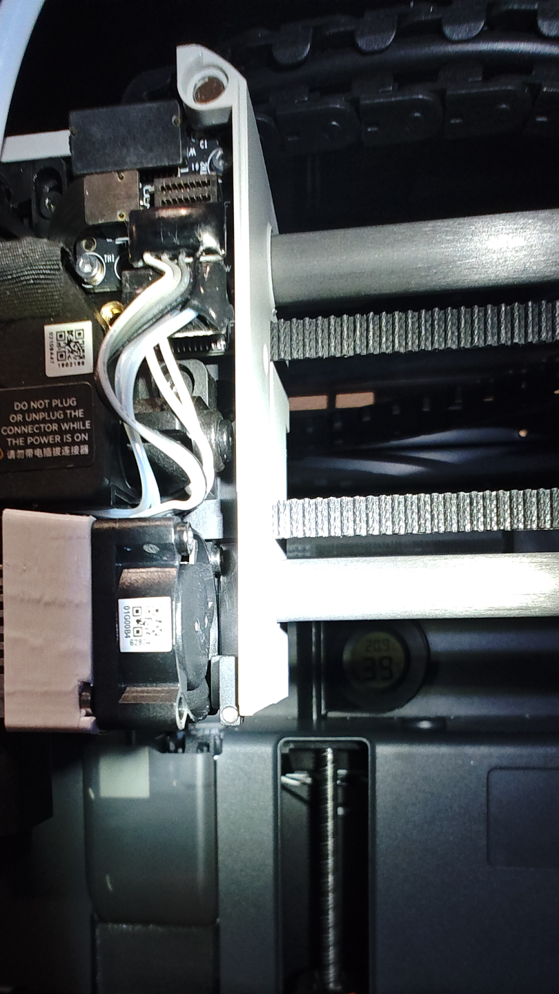 P1S/P1P Hot End Fan Spacer Duct - Stop Heat Creep!